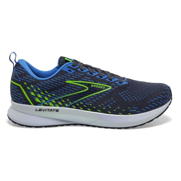 Brooks Levitate 5 India Ink/Blue/Green Gecko - Click Image to Close