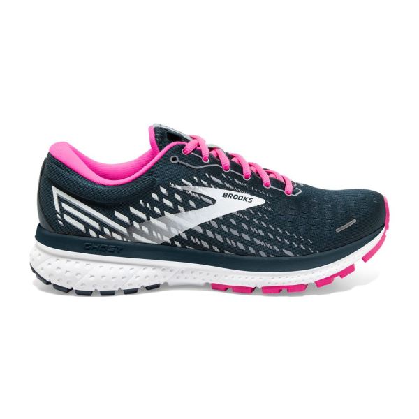 Brooks Ghost 13 ReflectivePond/Pink/Ice