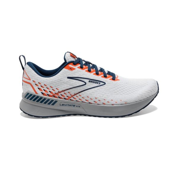 Brooks Levitate GTS 5 White/Titan/Flame