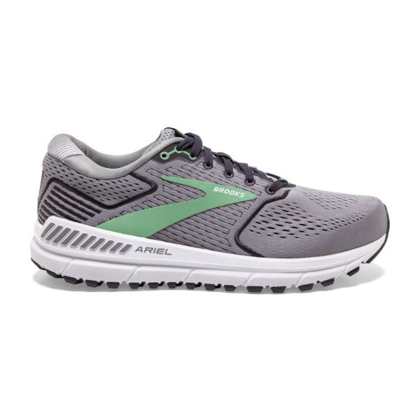 Brooks Ariel 20 Alloy/Blackened Pearl/Green