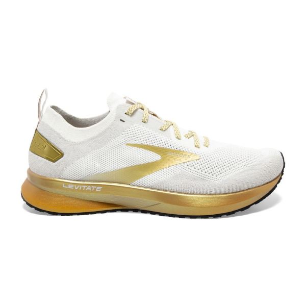 Brooks Levitate 4 White/Gold