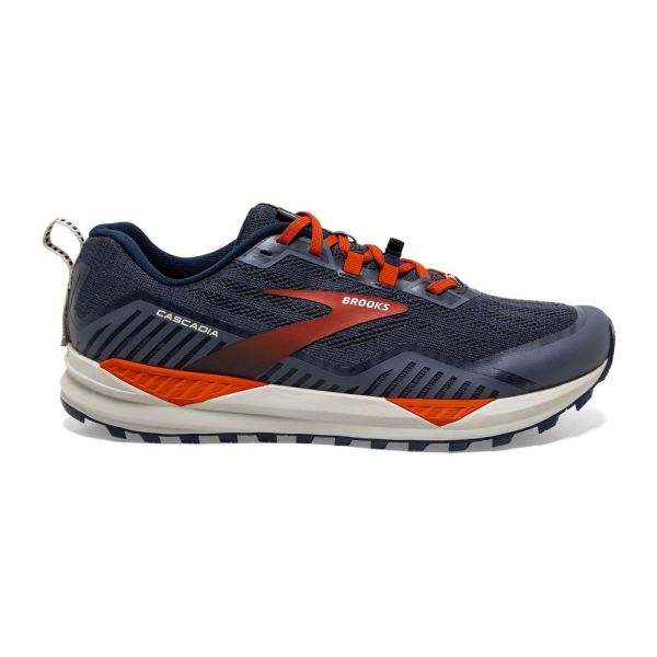 Brooks Cascadia 15 Navy/Orange/Pelican