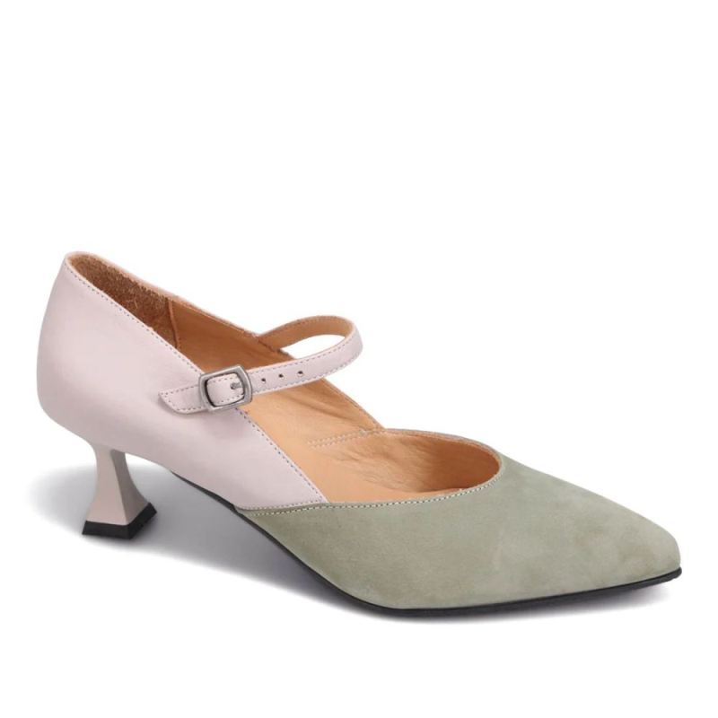 BUENO CANADA OUTLET WOMEN'S VANNA HEELED MARY JANE-SAGE