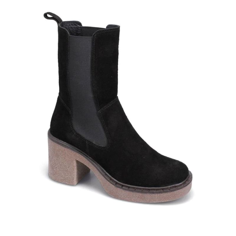 BUENO CANADA OUTLET WOMEN'S HART HEELED CHELSEA BOOT-BLACK
