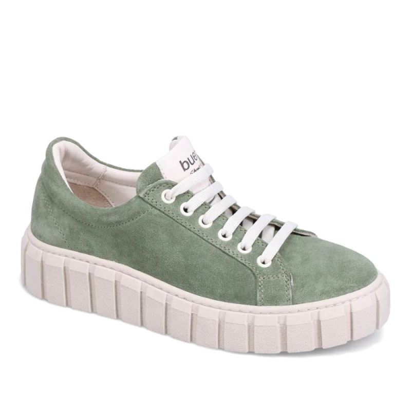 BUENO CANADA OUTLET WOMEN'S TALIA SNEAKER-SOFT GREEN SUEDE