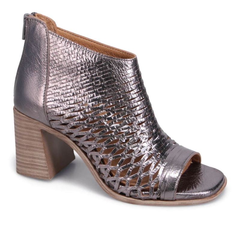 BUENO CANADA OUTLET WOMEN'S JOEY HEELED SANDAL-PEWTER METALLIC