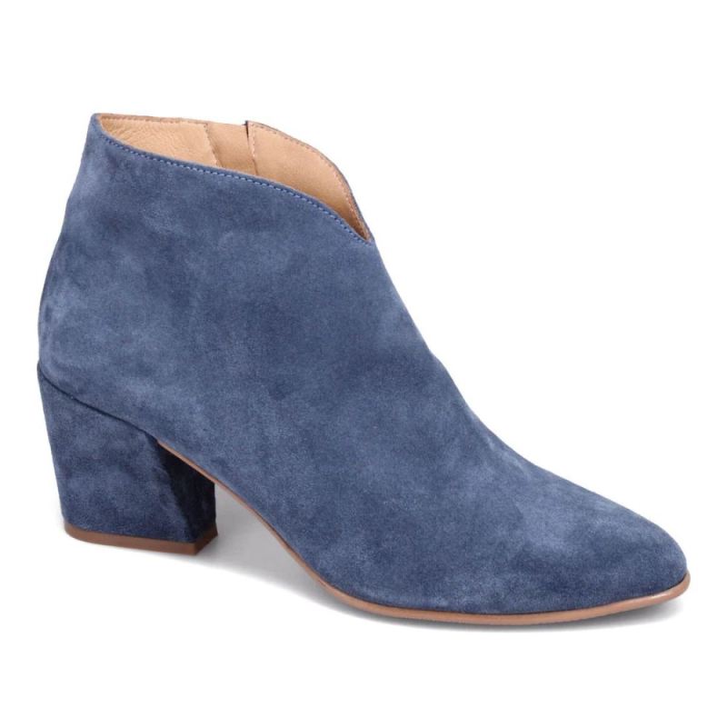 BUENO CANADA OUTLET WOMEN'S SOPHIE BOOTIE-INDIGO SUEDE