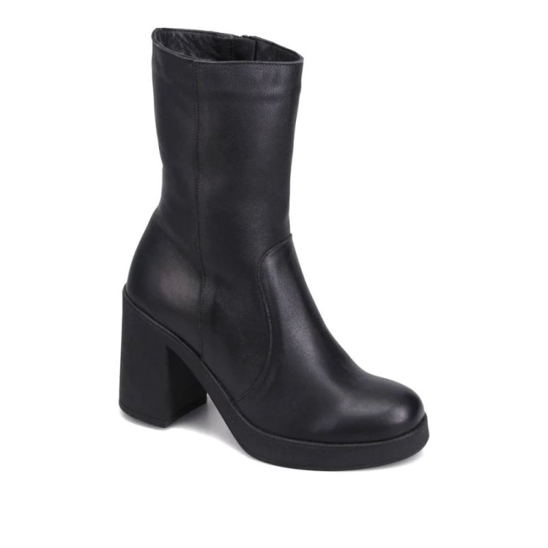 BUENO CANADA OUTLET WOMEN'S LANI HEELED BOOT-BLACK