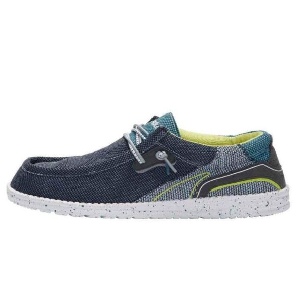Hey Dude Shoes Men's Wally Hawk Space Blue