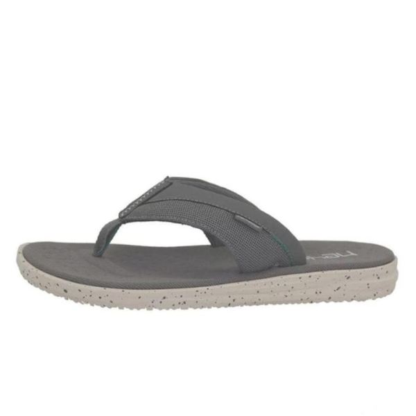 Hey Dude Shoes Men's Flinn Free Grey