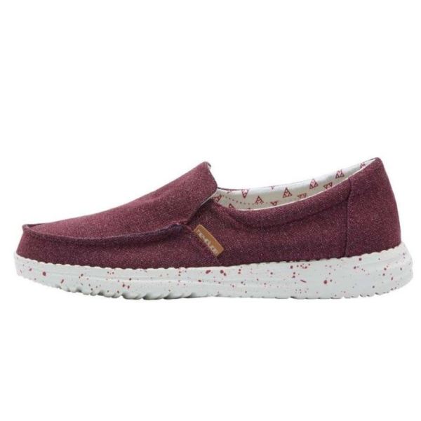 Women's Hey Dude Shoes Misty Burgundy