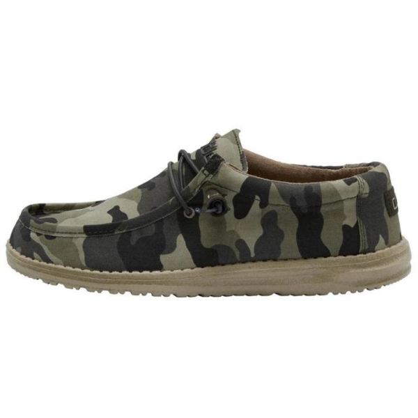 Hey Dude Shoes Men's Wally Canvas Camo