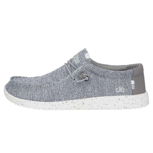 Hey Dude Shoes Men's Wally Free Light Grey