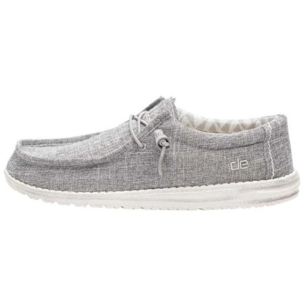 Hey Dude Shoes Men's Wally Canvas Linen Iron