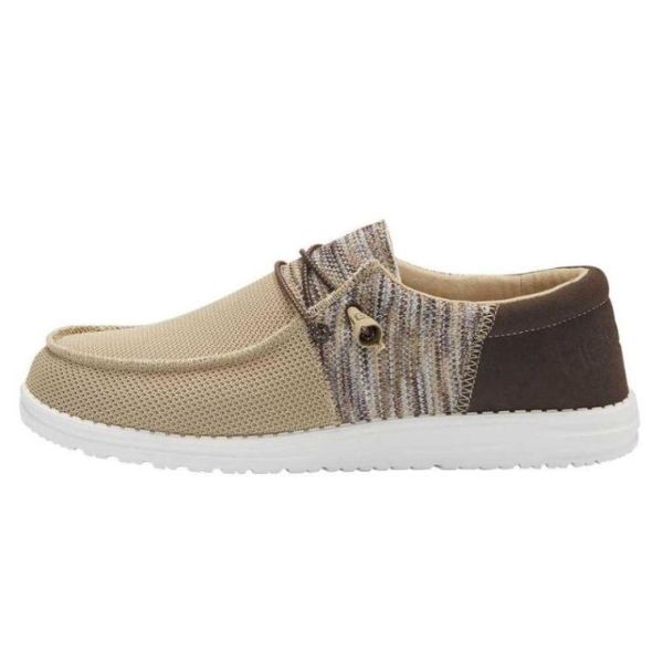 Hey Dude Shoes Men's Wally Sox Tri-Tone Brown Multi