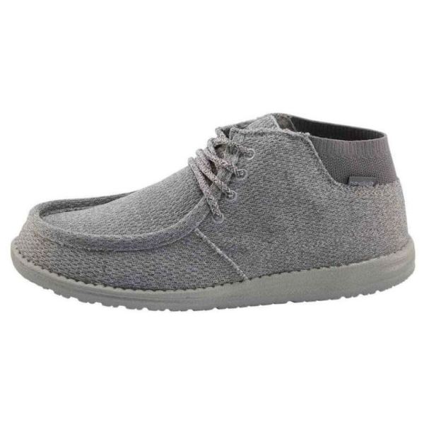 Hey Dude Shoes Men's Wayne Grey