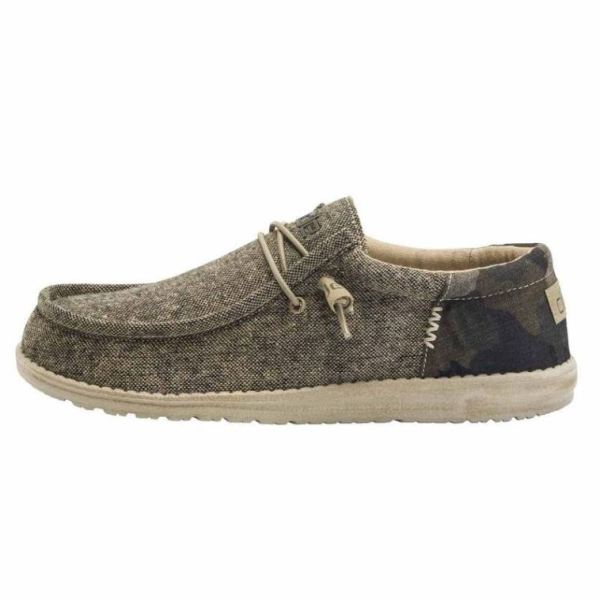 Hey Dude Shoes Men's Wally Wool Camo Bruno