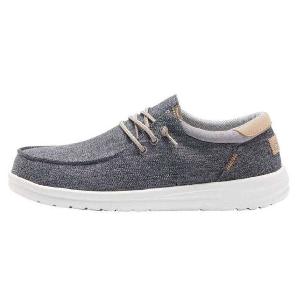 Hey Dude Shoes Men's Paul Chambray Moonrock