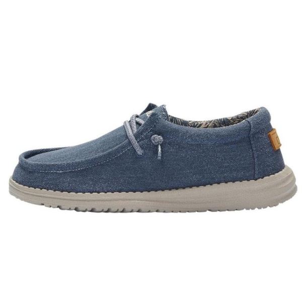 Boys Hey Dude Shoes Wally Youth Blue