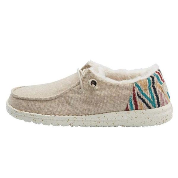 Women's Hey Dude Shoes Wendy Funk Wool Beige