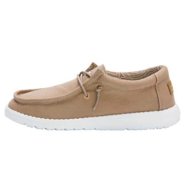 Boys Hey Dude Shoes Wally Youth Tan