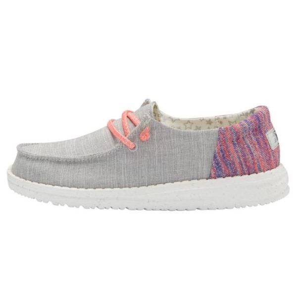 Hey Dude Shoes Girls Wendy Youth Funk Grey