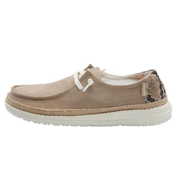 Women's Hey Dude Shoes Wendy Jungle (V) Python Brown