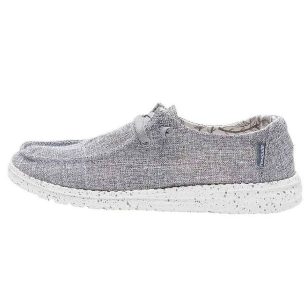 Women's Hey Dude Shoes Wendy Linen Linen Iron