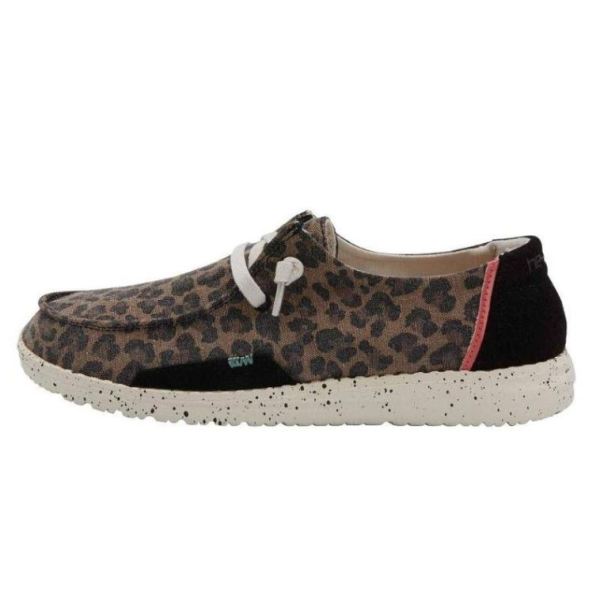 Women's Hey Dude Shoes Wendy Jungle (V) Jungle Brown