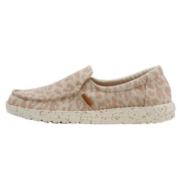 Women's Hey Dude Shoes Misty Woven (V) Cheetah Tan