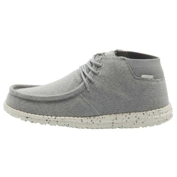 Hey Dude Shoes Men's Wayne Woven Charcoal