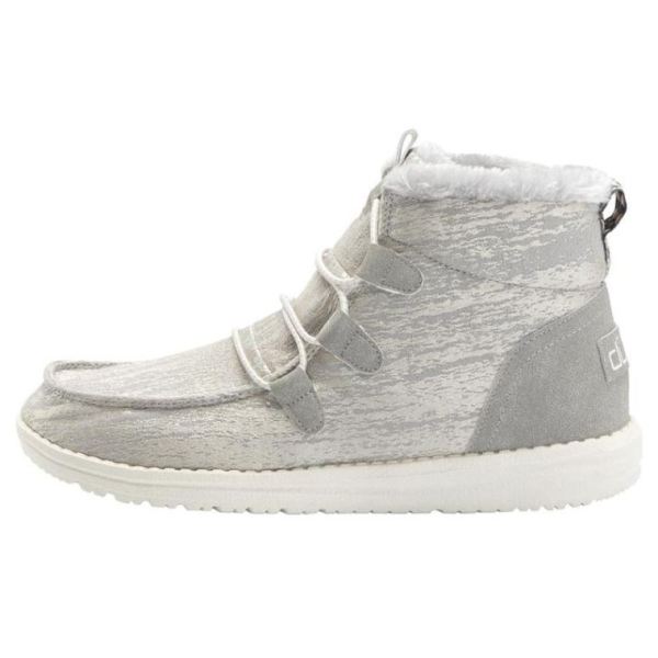 Women's Hey Dude Shoes Lea Fur Grey