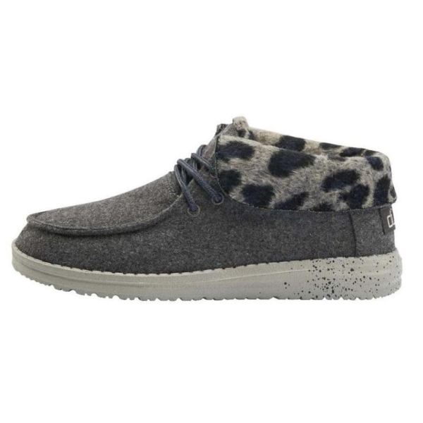 Women's Hey Dude Shoes Britt Grey Cheetah