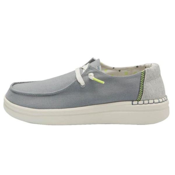 Women's Hey Dude Shoes Wendy Rise Chambray Abyss Blue
