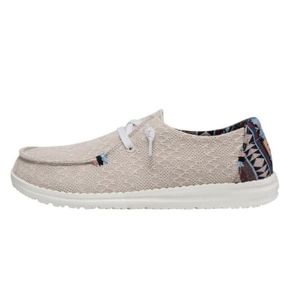 Women's Hey Dude Shoes Wendy Boho Aztec Pink