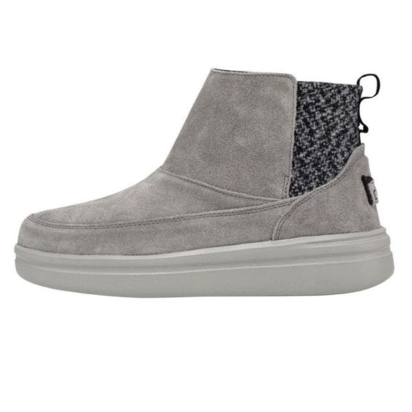 Women's Hey Dude Shoes Mel Suede Lunar Rock