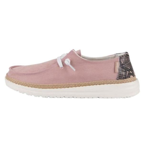 Women's Hey Dude Shoes Wendy Jungle (V) Python Pink