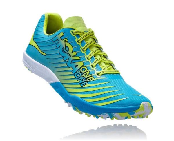 HOKA ONE ONE EVO XC Spikeless for Men Cyan / Citrus