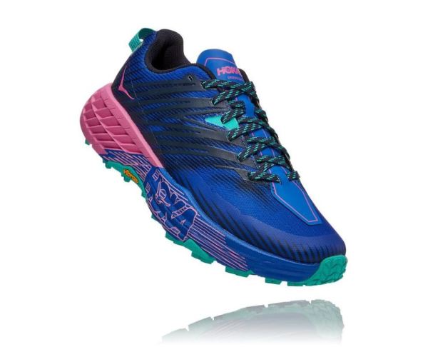 HOKA ONE ONE Speedgoat 4 for Women Dazzling Blue / Phlox Pink