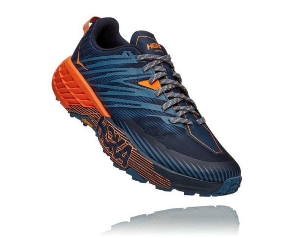 HOKA ONE ONE Speedgoat 4 for Men Real Teal / Persimmon Orange