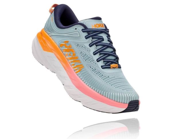 HOKA ONE ONE Bondi 7 for Women Blue Haze / Black Iris