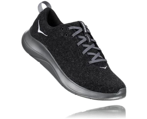 HOKA ONE ONE Hupana Flow Wool for Men Black / Dark Shadow