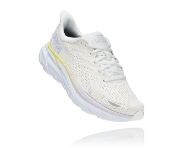 HOKA ONE ONE Clifton 8 for Women Blanc De Blanc / Bright White