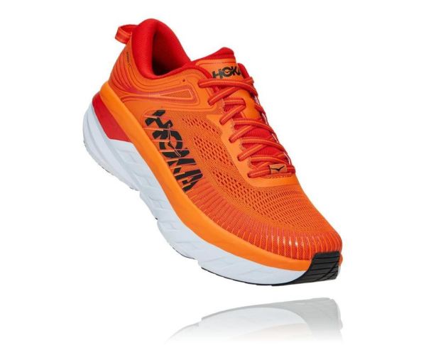 HOKA ONE ONE Bondi 7 for Men Persimmon Orange / Fiesta