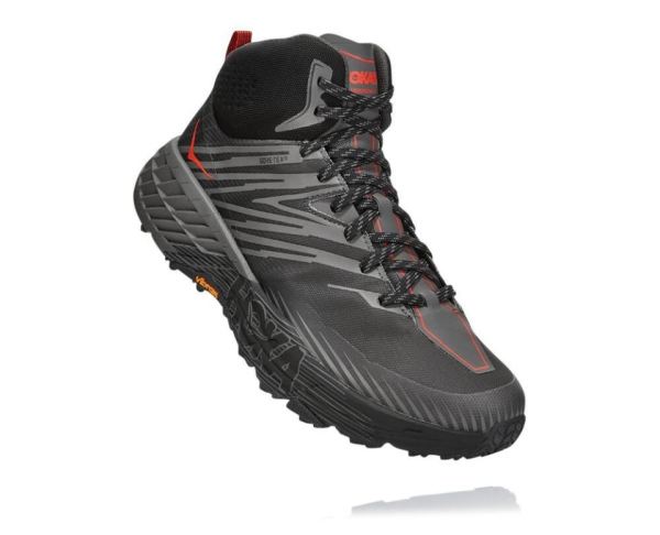 HOKA ONE ONE Speedgoat Mid GORE-TEX 2 for Men Anthracite / Dark Gull Grey