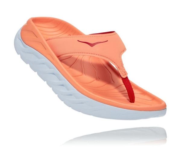 HOKA ONE ONE ORA Recovery Flip for Women Cantaloupe / Fiesta