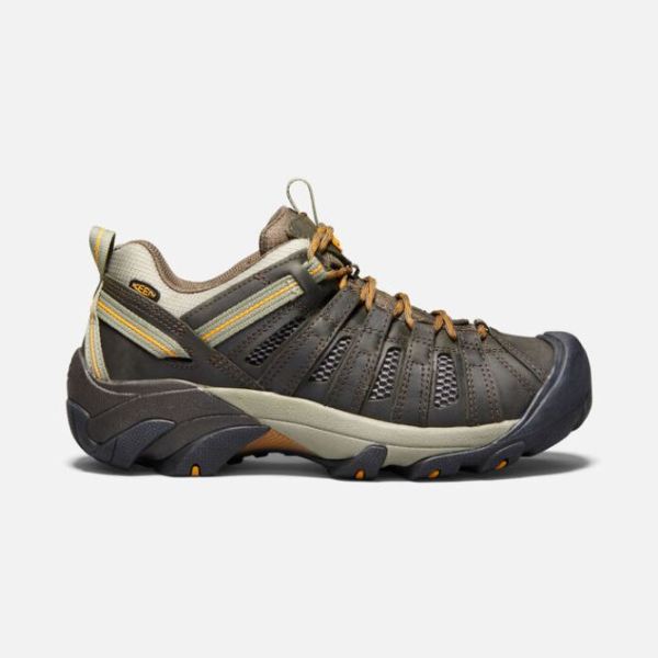 Keen Shoes | Men's Voyageur-Black Olive/Inca Gold