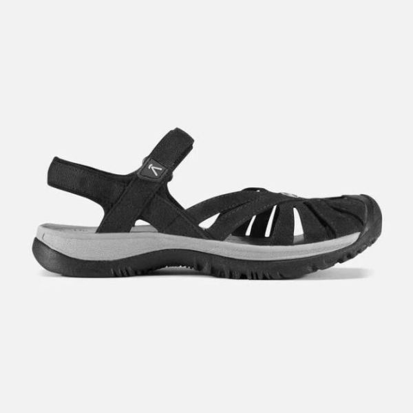 Keen Shoes | Women's Rose Sandal-BLACK/NEUTRAL GRAY