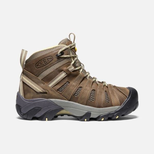Keen Shoes | Women's Voyageur Mid-Brindle/Custard