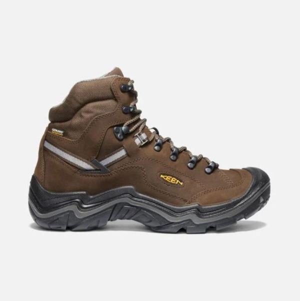 Keen Shoes | Men's Durand II Waterproof Boot-CASCADE BROWN/GARGOYLE
